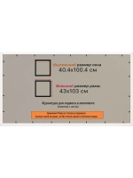 Рамка для постера и фотографий 40x100