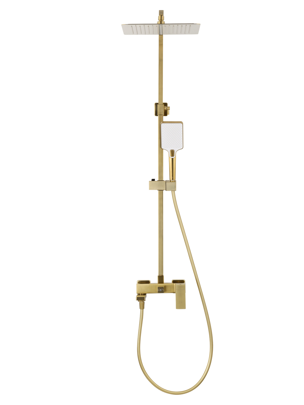 Душевая система WONZON & WOGHAND CUBE 2.0, Брашированное золото (WW-88047068-BG)