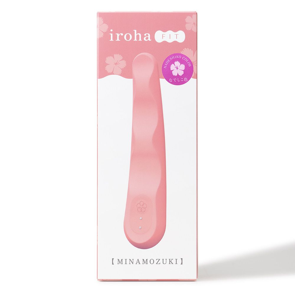 Розовый вибратор iroha Fit Minamozuki Nadeshiko - 17,7 см. (Цвет: розовый)