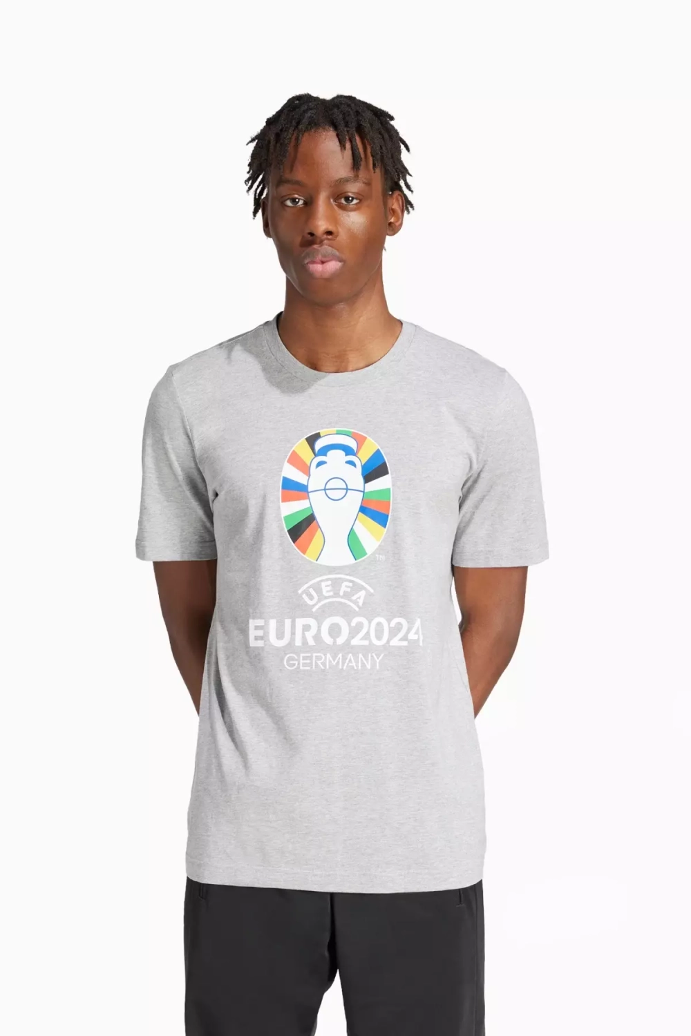 Футболка adidas Euro 2024 Tee - серый