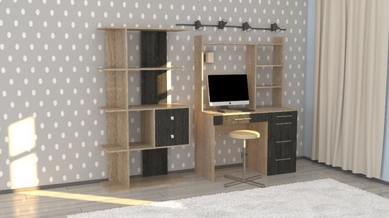 Стеллаж ДЖЕРСИ правый