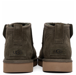 UGG Mens Classic Ultra Mini Zip Boot Khaki
