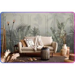 Фотообои на стену Тропические листья 500х270 см Luxury Walls AM39005