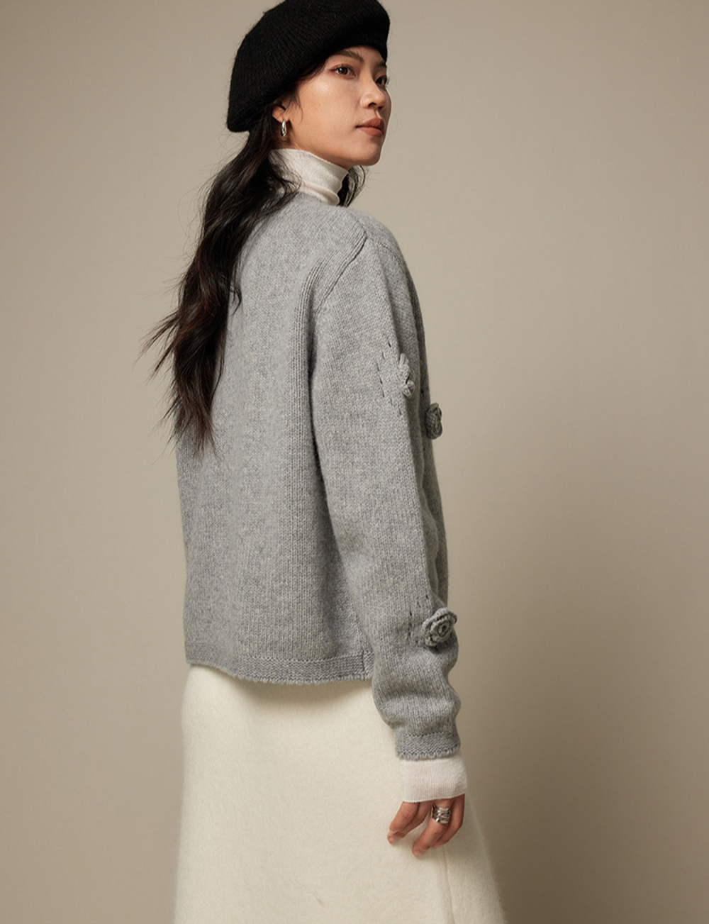 Кардиган из шерсти мериноса