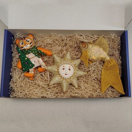 Набор ёлочных игрушек Загадай желание в год тигра №1