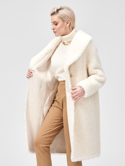 Шуба женская чебурашка тедди эко