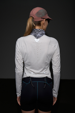 Лонгслив Nothomme Blue Monte Frog Breath Off-Road Longsleeve "Paper Pulp White" Women’s