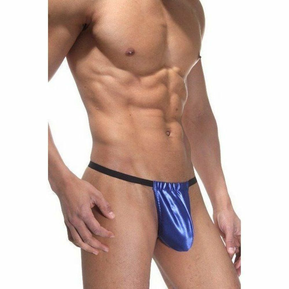 Трусы мужские стринги синие La Blinque LB15071