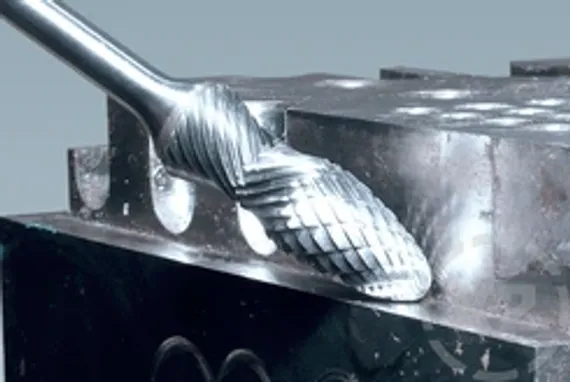 Комбинированная борфреза Karnasch конус + угол