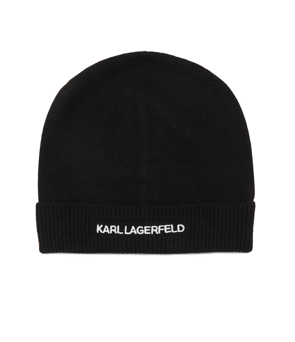 Шапка k/essential beanie Karl Lagerfeld - черный(235W3413)