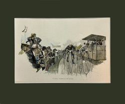 Цеме В. (1859–1924) Катание на велосипедах. Печать. 1890-е гг.