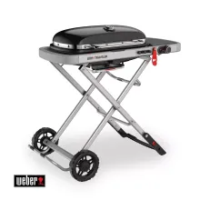 Портативный газовый гриль Weber Traveler, 1 горелка, чёрный