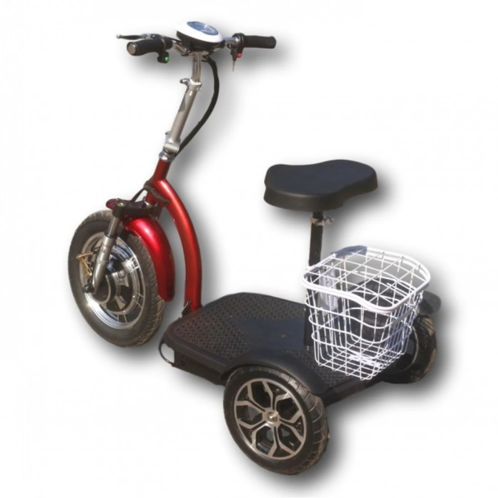 Трехколесный электросамокат Zappy 500 W Lux с сиденьем