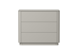 Комод Tammi 3 ящика ширина 90 см (серо-бежевый)