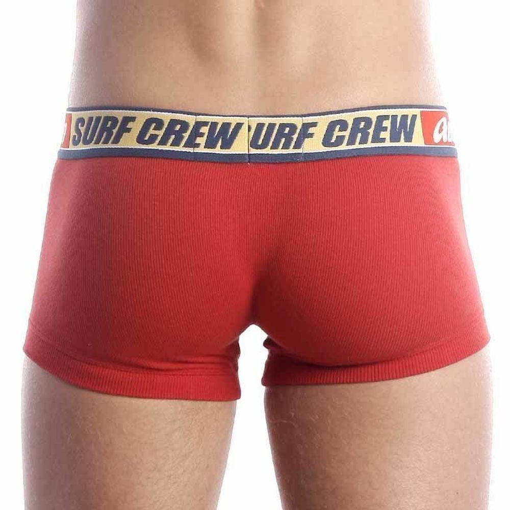 Мужские трусы хипсы красные Aussiebum Surf Crew AB00048