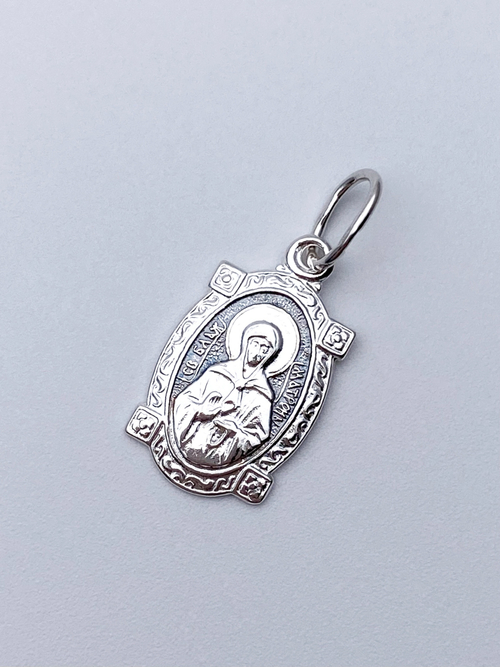 Образок 16-129 ч/ч Матрона (Ag 925)