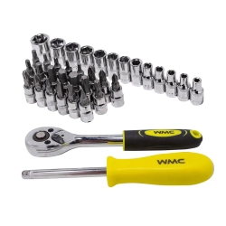 Набор инструмента 46пр. 1/4''(6-гран.)(4-14мм) WMC TOOLS WMC-2462-5 EURO