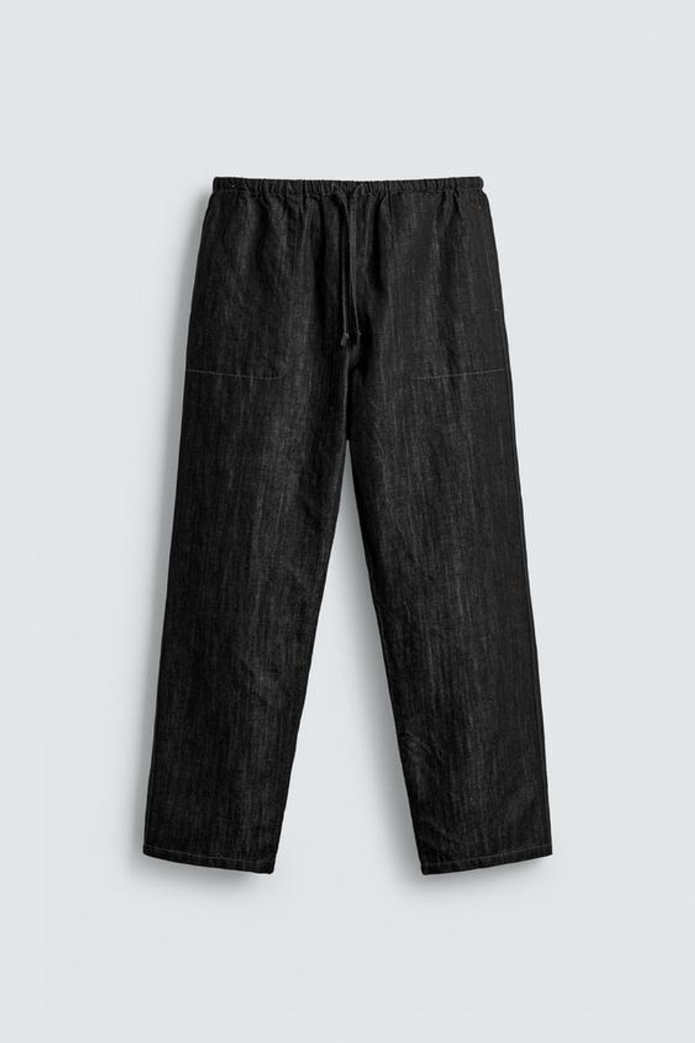 ZARA ДЖИНСЫ-ДЖОГГЕРЫ RELAXED FIT, ЧЕРНЫЙ