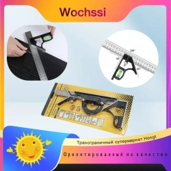Wochssi Линейка/угольник, Алюминий
