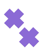 Фетиш набор для игр Purple Pleasure Kit (Цвет: фиолетовый, серебряный)