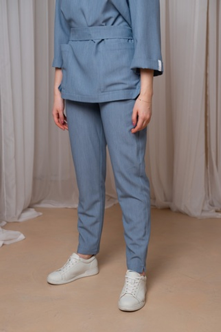 Брюки зауженные джинс