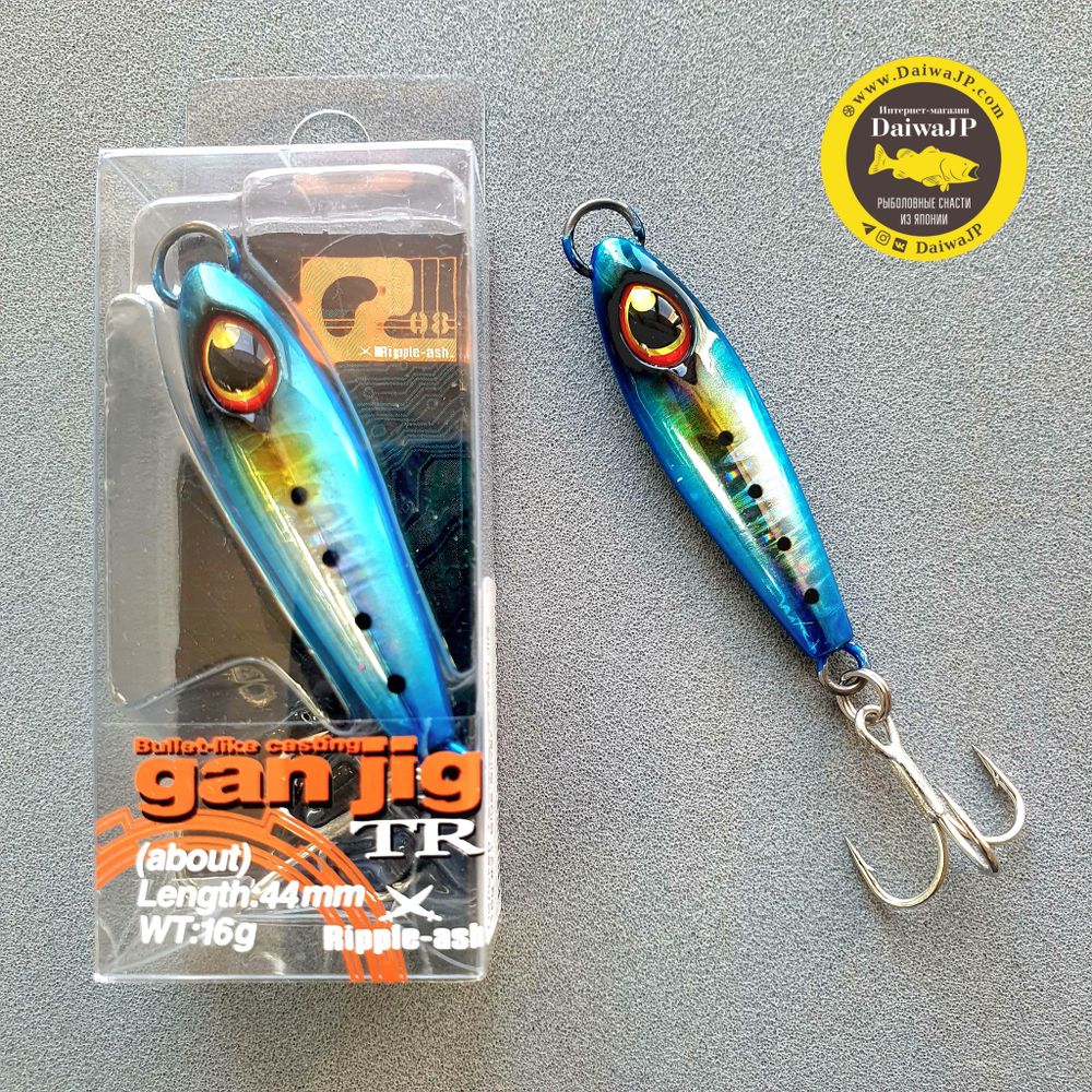 Пилькер TSURUGIYA GAN JIG 16g Blue Silver