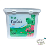 Капсулы для стирки 3 в 1 с ароматом Мяты и Лотоса Kaiteki Capsule Antibacterial 100 шт, 910 гр.