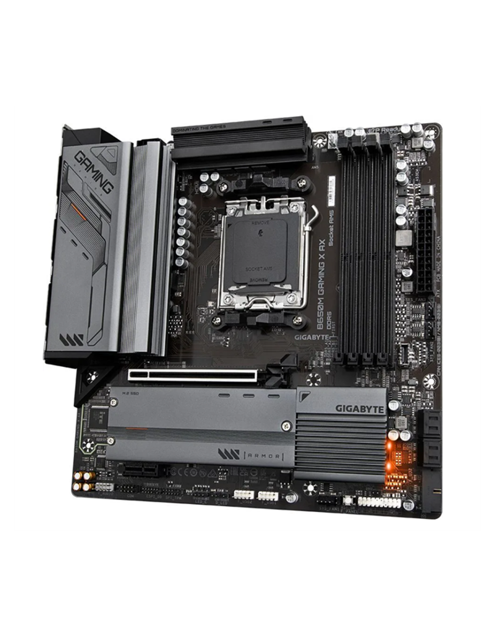 GIGABYTE B650M GAMING X AX, AM5, B650, 4*DDR5, 4*SATA, 2*M.2, 3*USB 3.2, 4*USB 2.0, Type-C, 2*PCIx16, 2*DP+HDMI, mATX
