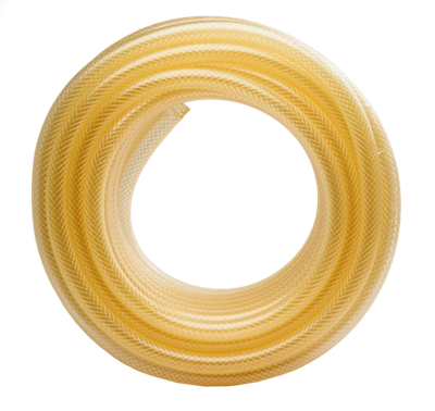 Шланг поливочный Силикон трёхслойный армированный 3/4 дюймов, 25м (прозрачный) Вихрь