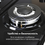 Газовая варочная панель Zigmund & Shtain G 14.6 B