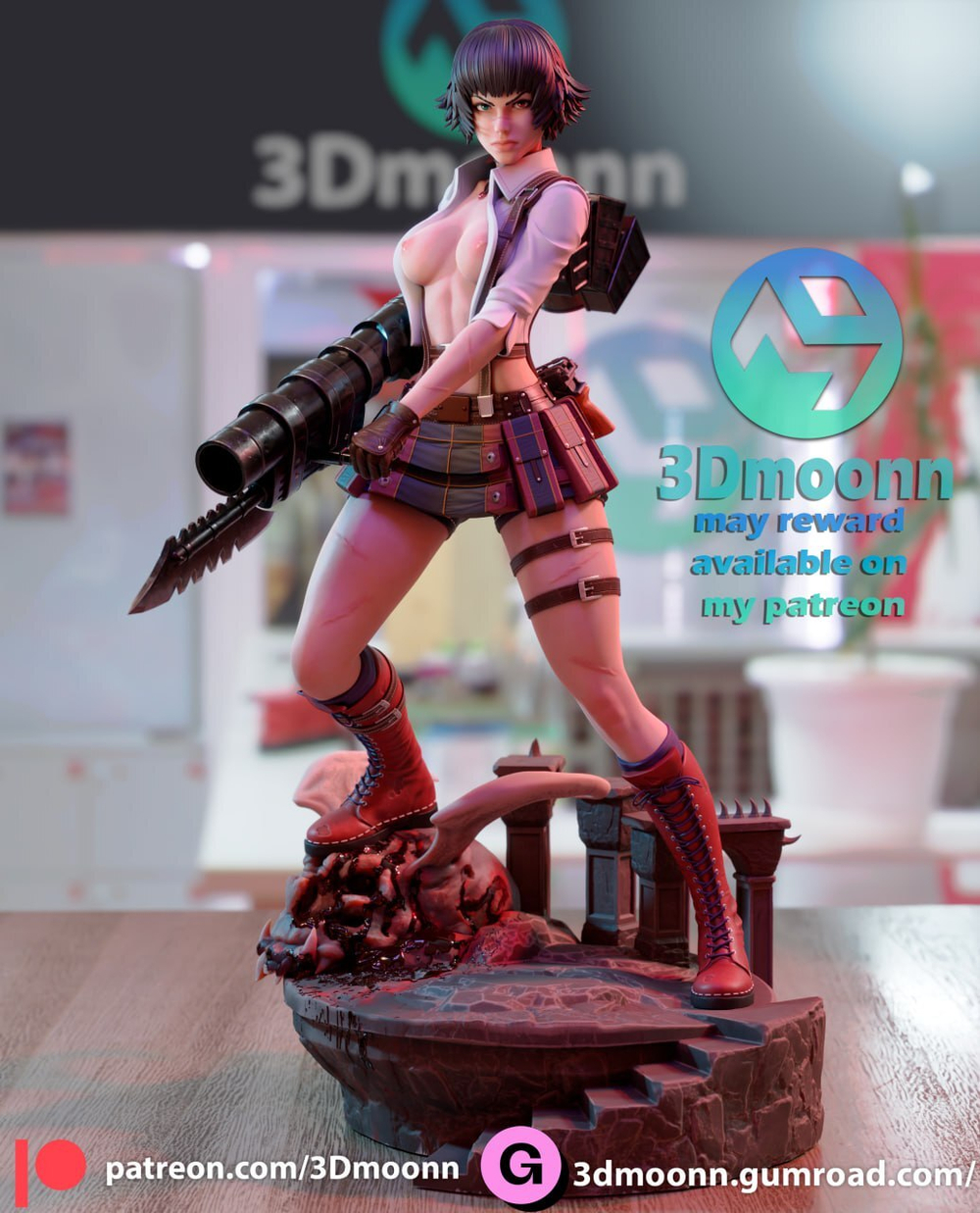Леди Дьявол может плакать Фигурка Lady Devil may cry dmc