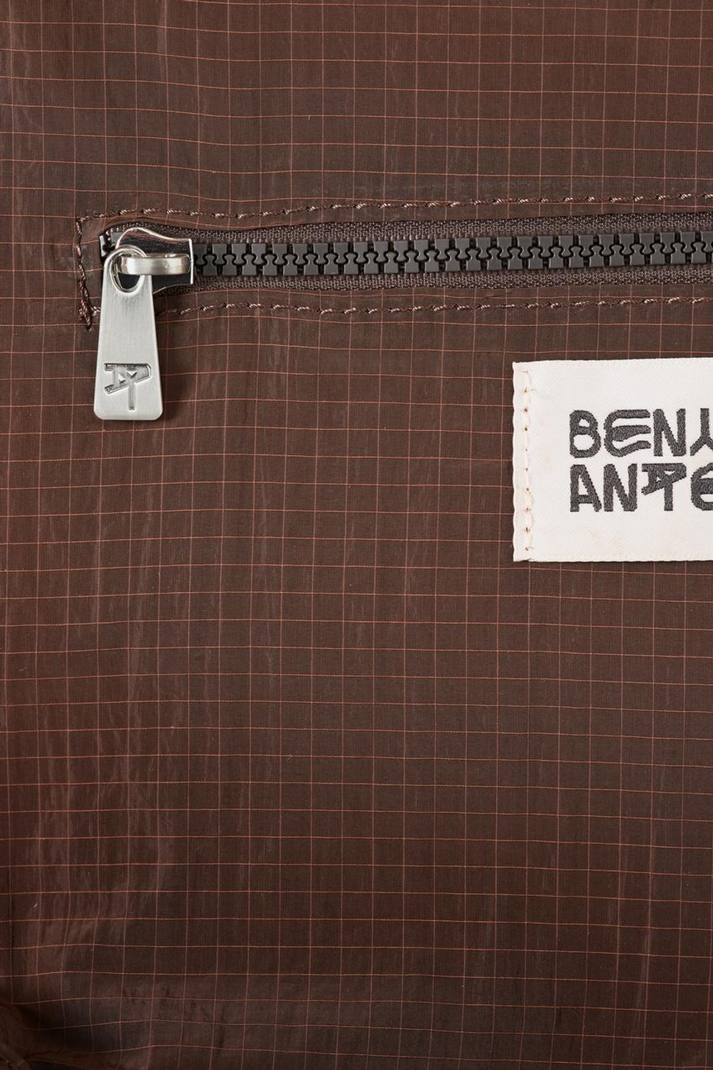 ZARA X BENITO ANTONIO ТКАНЕВАЯ СУМКА ЧЕРЕЗ ПЛЕЧО, КОРИЧНЕВЫЙ