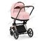 Коляска для новорожденных Cybex Priam IV Peach Pink шасси Rosegold