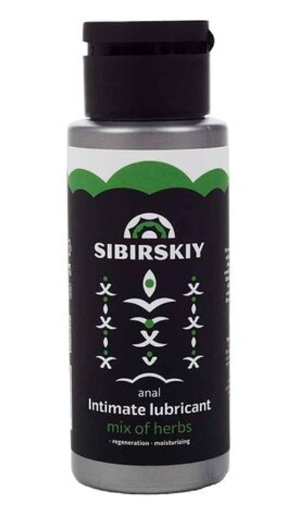 Анальный лубрикант на водной основе SIBIRSKIY с ароматом луговых трав - 100 мл.