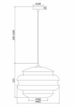 Подвесной светильник Maytoni P078PL-01SG