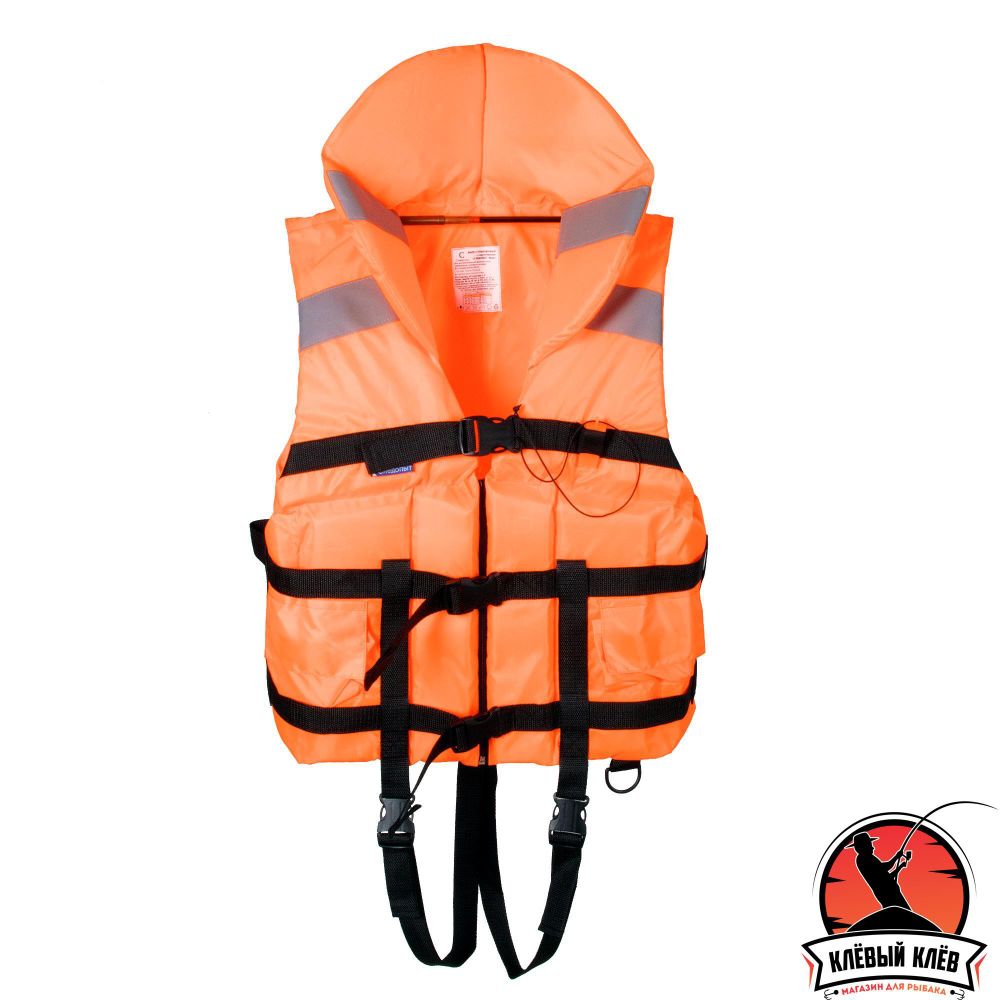 Жилет страховочный с подголовником &quot;СЛЕДОПЫТ&quot; Base, 70-90кг/15/