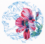 "Шотландские акварели"-M70039  вышивка