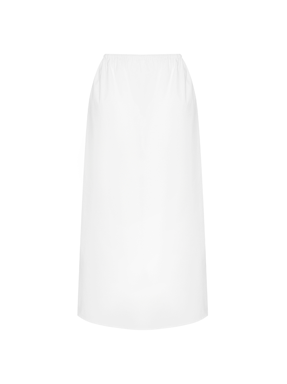 Юбка миди из хлопка белый