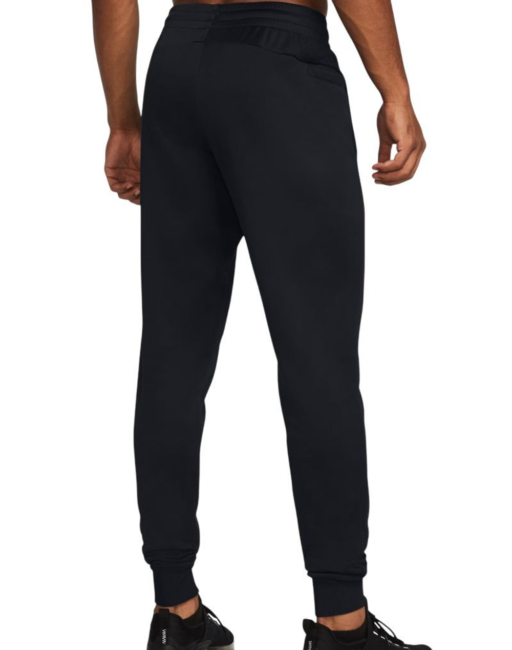 Теннисные брюки Under Armour Men's Armour Fleece - black