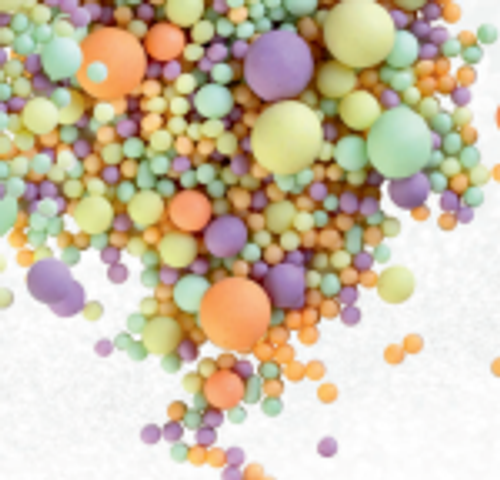 Кондитерская посыпка матовая (оранж.,сирень,желт., изумруд.) 150гр