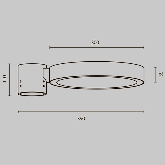Парковый светильник Maytoni Outdoor Dion O472H-L50GF3K