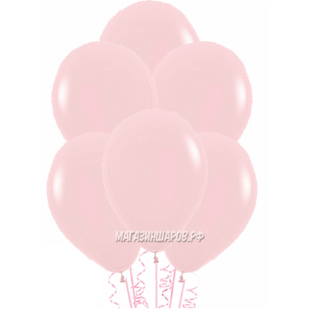 Розовые шары "Макарунс" с гелием