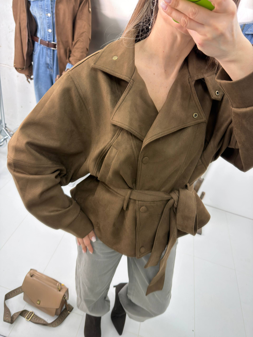 Куртка женская арт. 6796 цвет "коричневый"