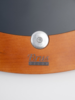 Зеркало настенное в раме из натурального дерева в гостиную. 56 см