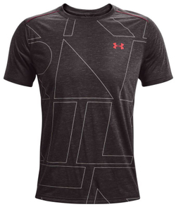 Мужская теннисная футболка Under Armour Men's UA Breeze 2.0 бег T-Shirt - серый