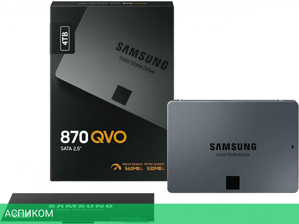 SSD диск Samsung 870 QVO MZ-77Q4T0BW
