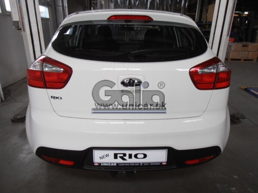 Фаркоп оцинкованный Galia K037C для Kia Rio III хетчбек/седан 2011-2017(паспорт и сертификат в комплекте)(без электрики)