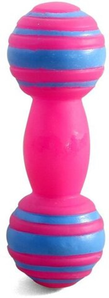 Игрушка Гантель полосатая,110мм