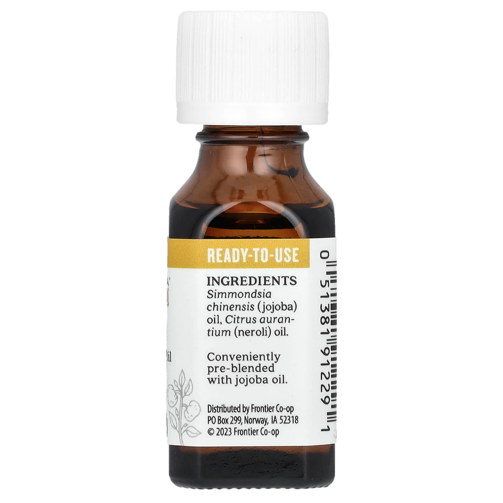 Aura Cacia, Чистое эфирное масло жожоба, нероли, 15 мл (0,5 жидк. унц.)