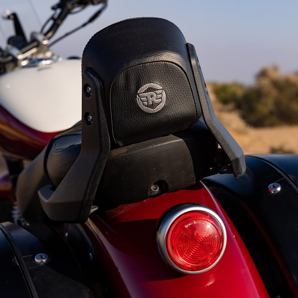 Подушка спинки пассажирского сиденья Royal Enfield, черная, Super Meteor 650 KXA00208